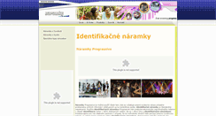 Desktop Screenshot of naramky.sk